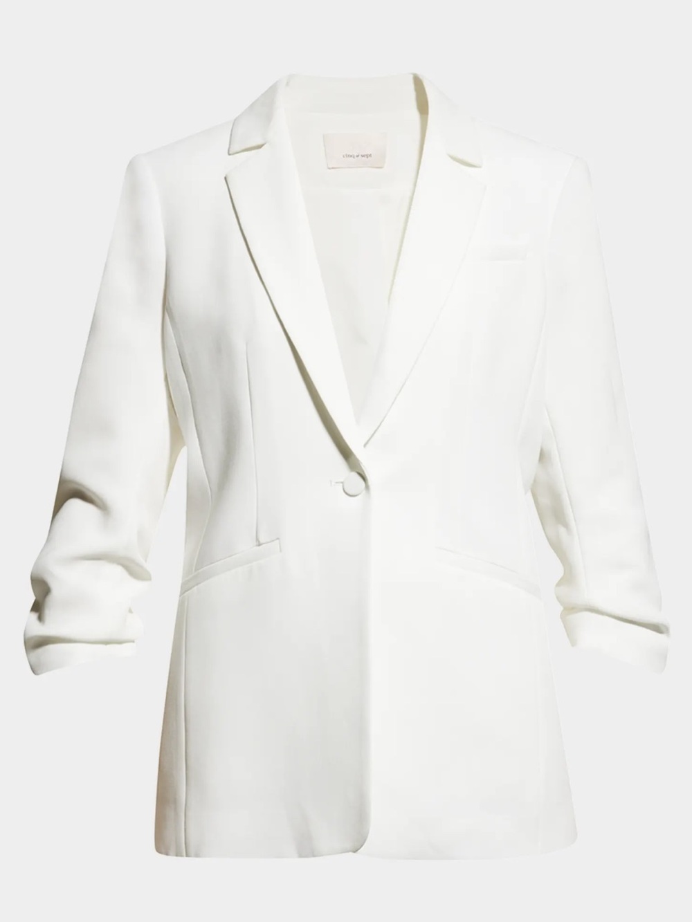 Cinq a Sept Khloe Crepe 3/4 Sleeve Blazer Size 2 - Picture 4 of 12